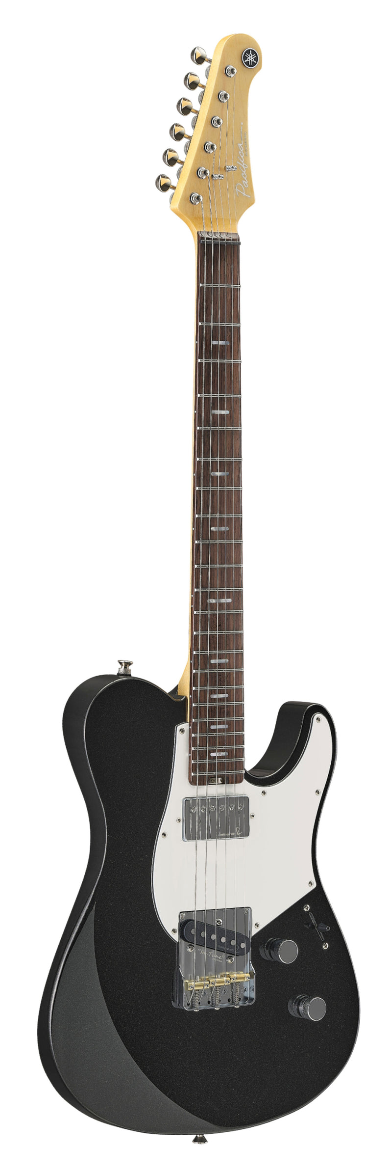 YAMAHA PACIFICA PROFESSIONAL SINGLECUT HS PACP11SBM EL GUITAR - BLACK METALLIC - Rosewood Fingerboard-Buzz Music