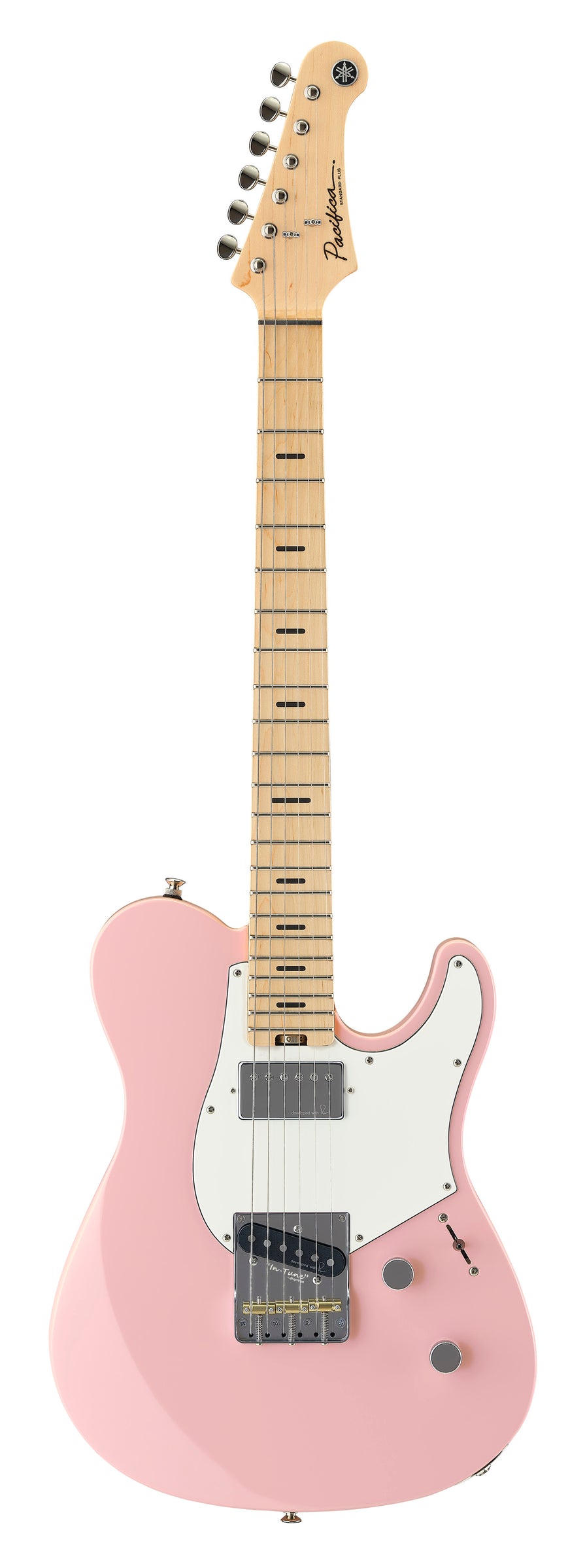YAMAHA PACIFICA STANDARD PLUS SINGLECUT HS PACS+11SM ELECTRIC GUITAR - ASH PINK - MAPLE FINGERBOARD-Buzz Music