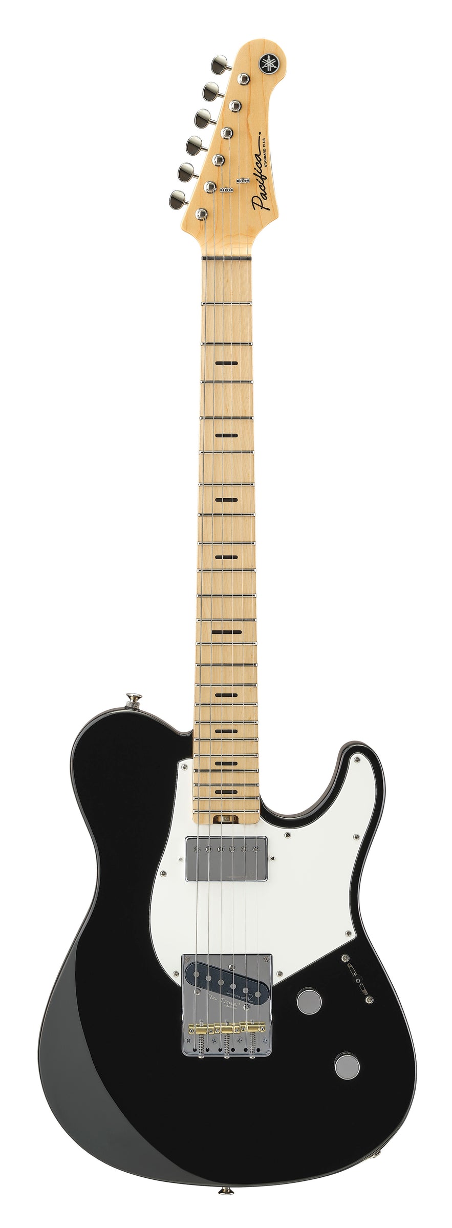 YAMAHA PACIFICA STANDARD PLUS SINGLECUT HS PACS+11SM ELECTRIC GUITAR - BLACK - MAPLE FINGERBOARD-Buzz Music