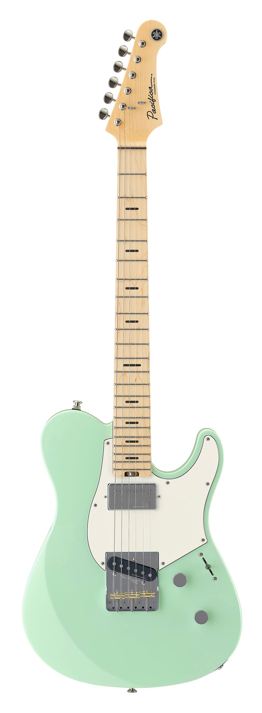 YAMAHA PACIFICA STANDARD PLUS SINGLECUT HS PACS+11SM ELEC GUITAR - PEPPERMINT GREEN - MAPLE FINGERBOARD-Buzz Music