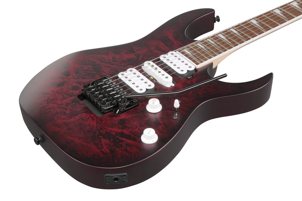 Ibanez RG470DXW Wine Red Frozen Matte Electric Guitar-Buzz Music