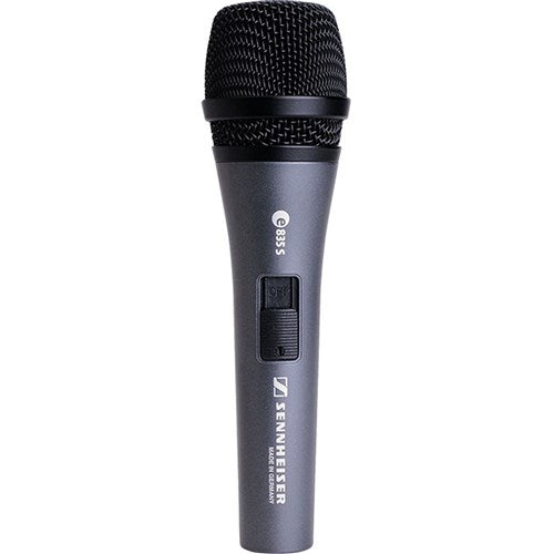 Sennheiser e 835-S Handheld microphone cardioid, dynamic with 3-pin XLR-M and on-off switch-Buzz Music