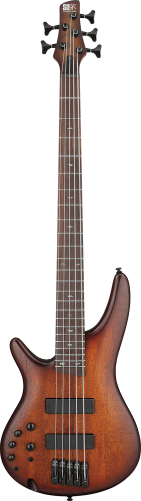 Ibanez SR505AL Mahogany Brown Burst Low Gloss Left Handed Electric Bass-Buzz Music