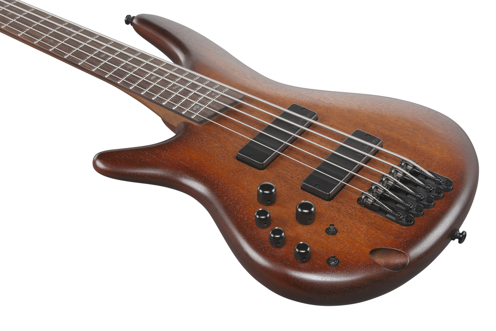 Ibanez SR505AL Mahogany Brown Burst Low Gloss Left Handed Electric Bass-Buzz Music