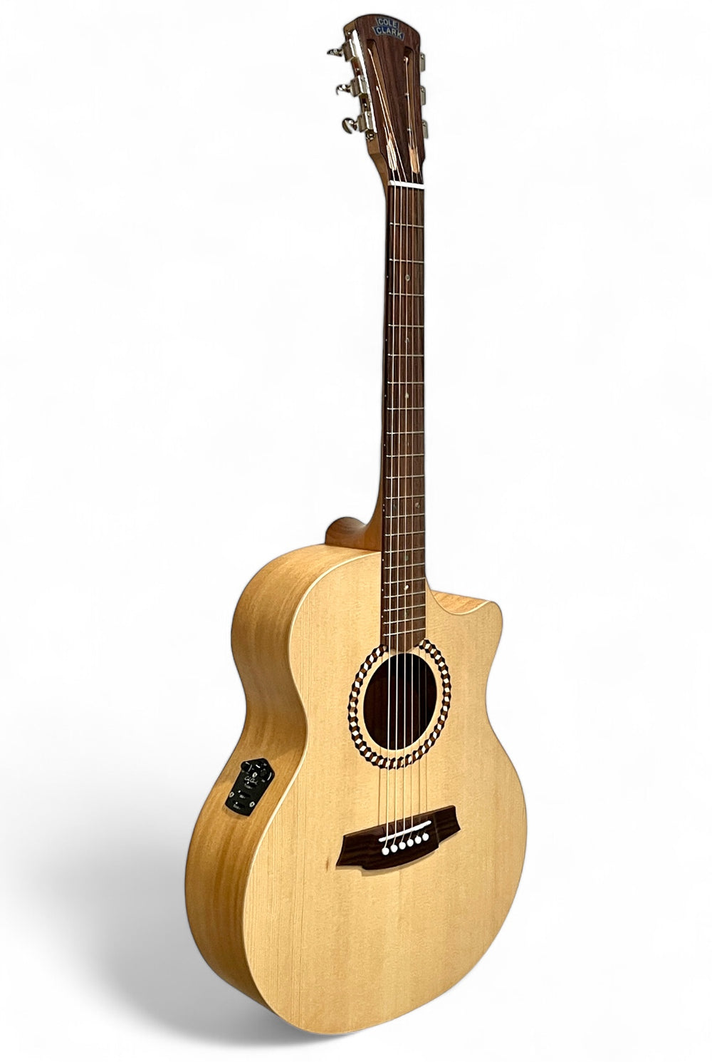 Cole Clark Studio Recording Grand Auditorium, Spruce Face Mahogany back & sides, RW Fretboard & Bridge-Buzz Music