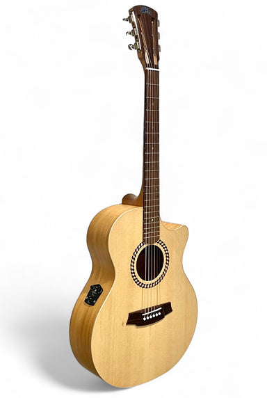 Cole Clark Studio Recording Grand Auditorium, Spruce Face Mahogany back & sides, RW Fretboard & Bridge-Buzz Music