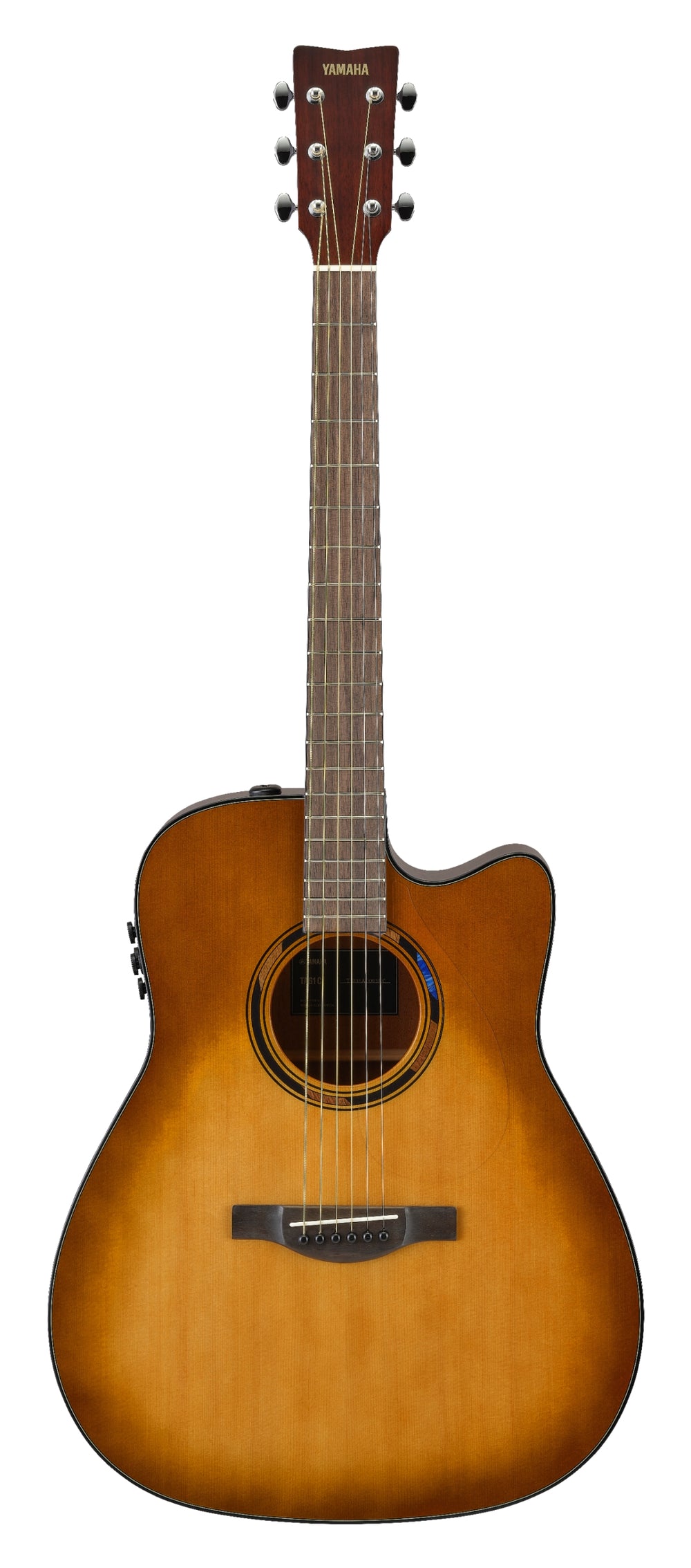 YAMAHA TAG1 C TRANSACOUSTIC GUITAR - SAND BURST GLOSS-Buzz Music