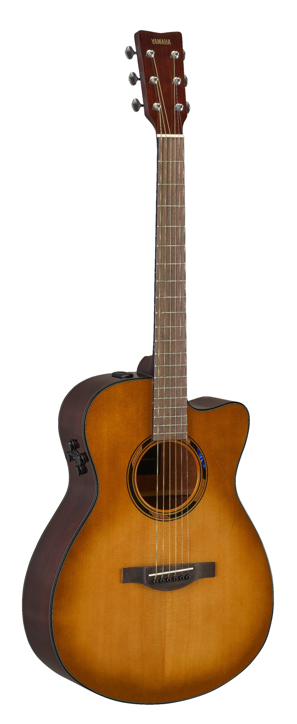 YAMAHA TAS1 C TRANSACOUSTIC GUITAR - SAND BURST GLOSS-Buzz Music