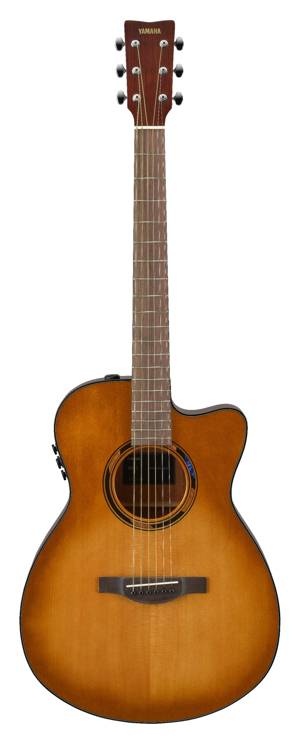 YAMAHA TAS1 C TRANSACOUSTIC GUITAR - SAND BURST GLOSS-Buzz Music