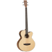 Tanglewood TDBTABBW Discovery Exotic Acoustic Bass Cutaway Electric Black Walnut-Buzz Music