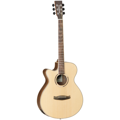Tanglewood TDBTSFCEBWLH Discovery Exotic SFCE Black Walnut Left Hand-Buzz Music