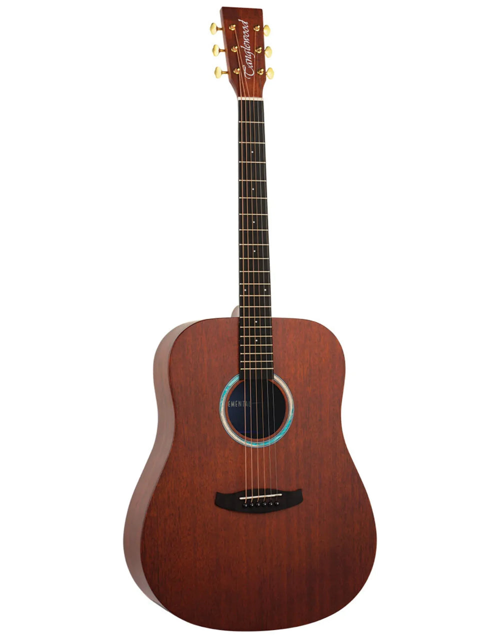 Tanglewood Elemental Solid Mahogany Top Dreadnought Acoustic Guitar-Buzz Music