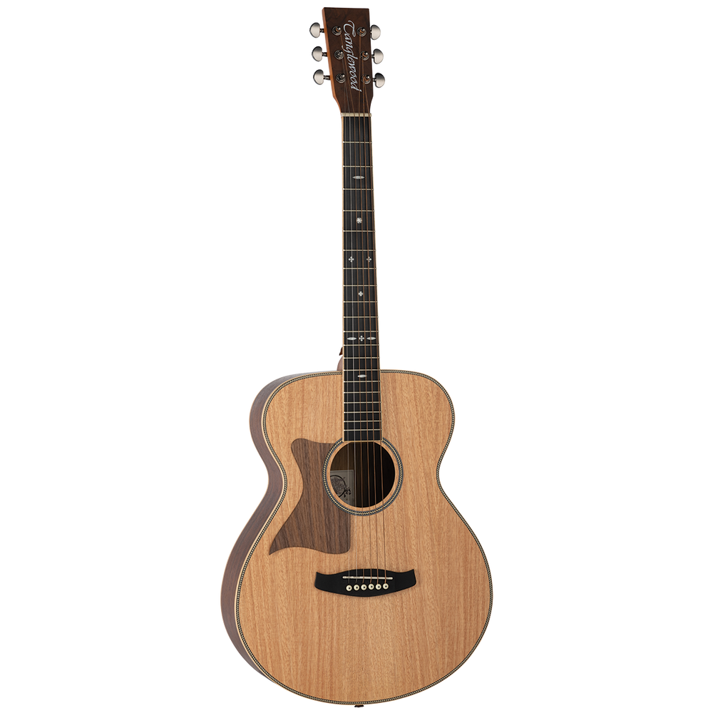 Tanglewood TRU3-HR-LH / TRPRO-F-HR-LH Reunion Pro Solid Australian Red Cedar Top Folk with Hawaiian Rain Wood B/S Left Handed-Buzz Music