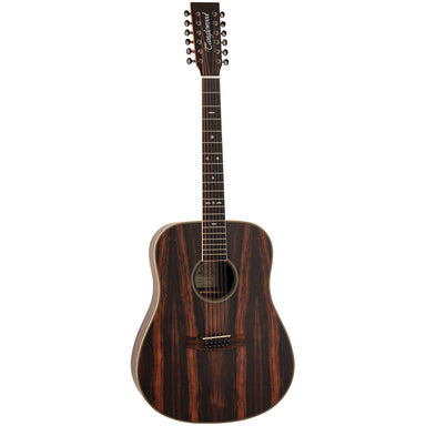 Tanglewood Reunion Pro All Ebony Solid Top 12-String Dreadnought-Buzz Music