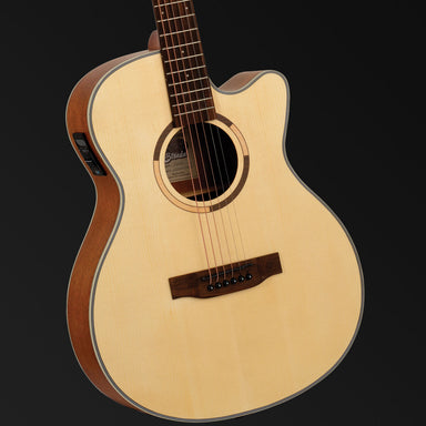 Tanglewood Strada Super Folk, Spruce/Mahogany Cutaway Electric Guitar-Buzz Music