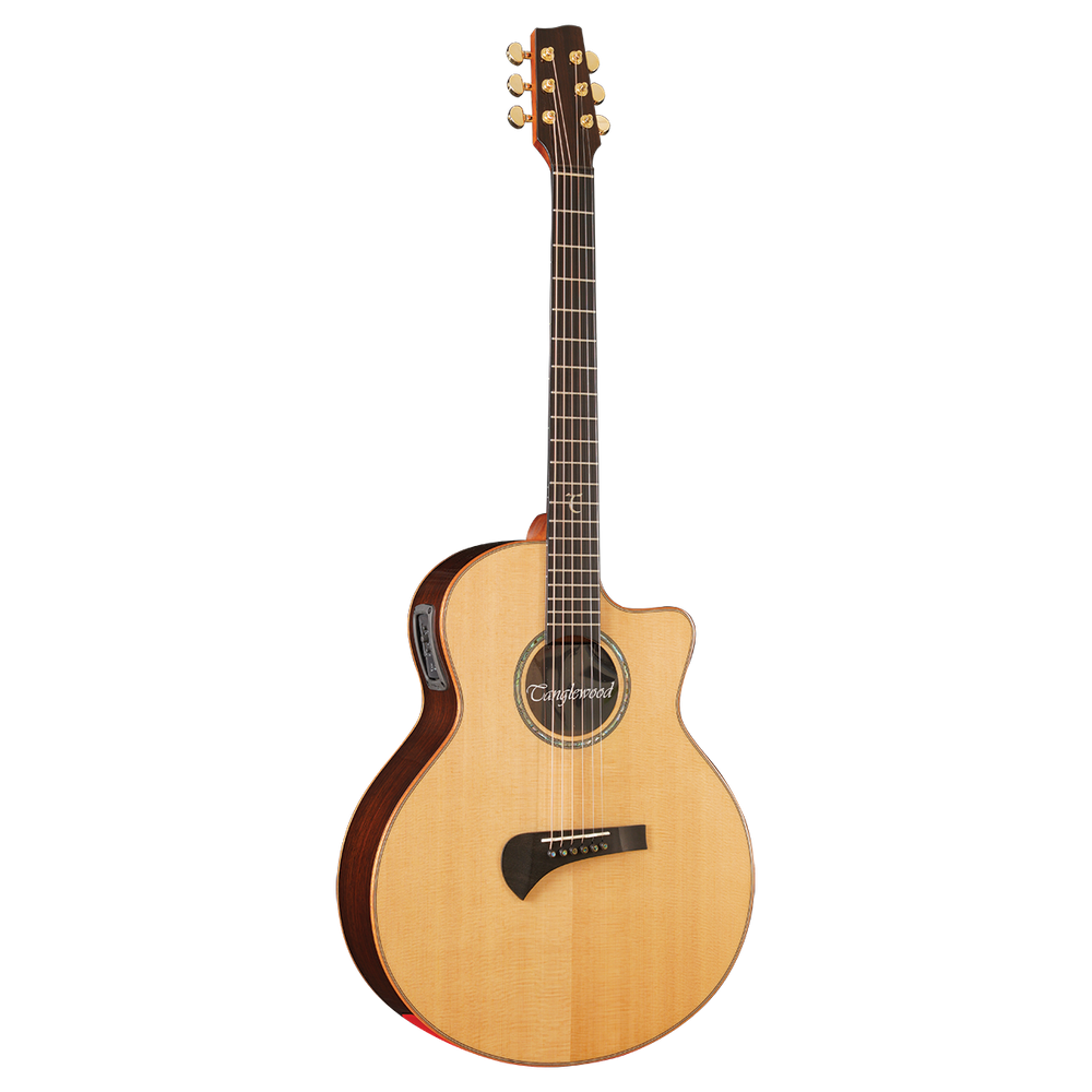 Tanglewood TSR2C MasterDesign all solid Cutaway Electric with ABS Case-Buzz Music