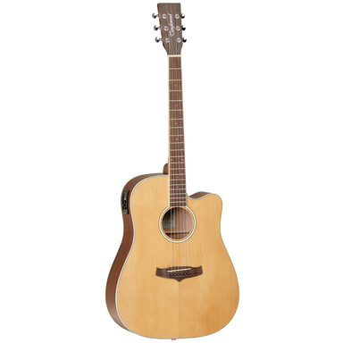 Tanglewood TW10 Winterleaf Dreadnought Cutaway Electric Acoustic-Buzz Music