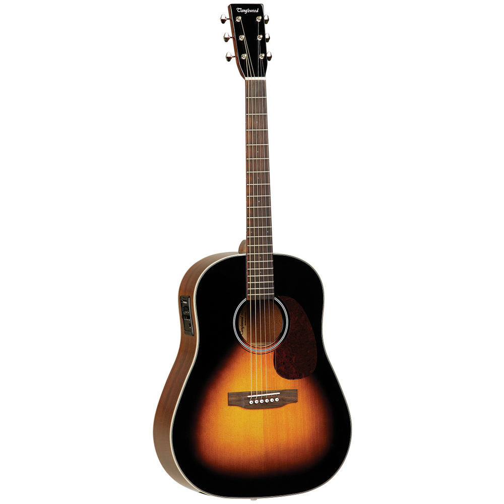 Tanglewood 40SDVSE Sundance Historic Sloped Shoulder Dreadnought with Case-Buzz Music