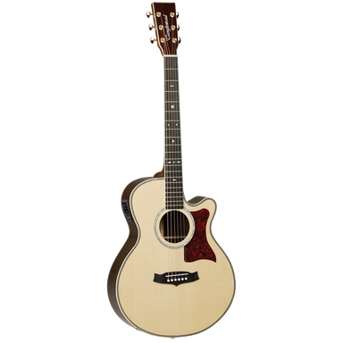 Tanglewood TW45HSRE Heritage Superfolk Cutaway Electric with ABS Case-Buzz Music