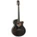 Tanglewood TW4BS Winterleaf Super Folk Cutaway Electric Black Shadow-Buzz Music