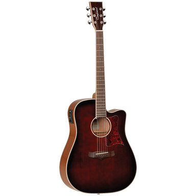 Tanglewood TW5WB Winterleaf Dreadnought Cutaway Electric Whiskey Barrel Burst Gloss-Buzz Music