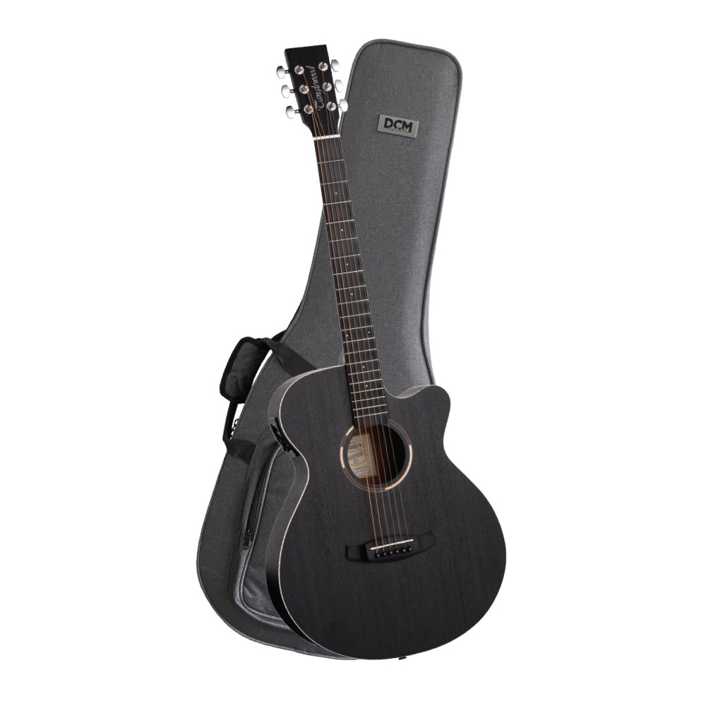 Tanglewood Blackbird Super Folk Cutaway Electric Guitar Pack with DCM Premium Case-Buzz Music