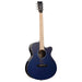 Tanglewood Winterleaf Pro Blonde Superfolk Cutaway Electric Bondi Blue Gloss-Buzz Music