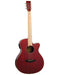 Tanglewood Winterleaf Pro Blonde Superfolk Cutaway Electric Barossa Red Gloss-Buzz Music