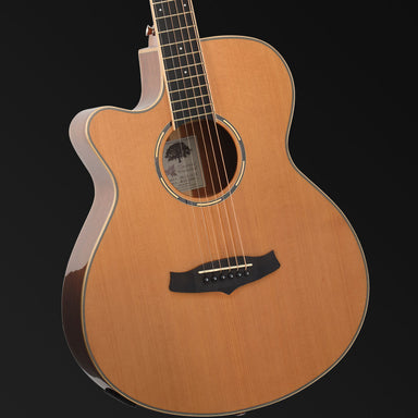 Tanglewood Winterleaf Pro Super Folk Cutaway Electric Left-Hand Acoustic Guitar-Buzz Music