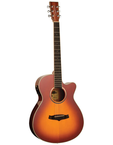 Tanglewood Winterleaf Pro Super Folk Cutaway Electric Sunburst-Buzz Music