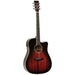 Tanglewood Winterleaf Pro Dreadnought Cutaway Electric Antique Vintage Burst Gloss-Buzz Music