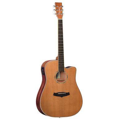Tanglewood Winterleaf Pro Dreadnought Cutaway Electric Acoustic Gloss Finish Guitar-Buzz Music