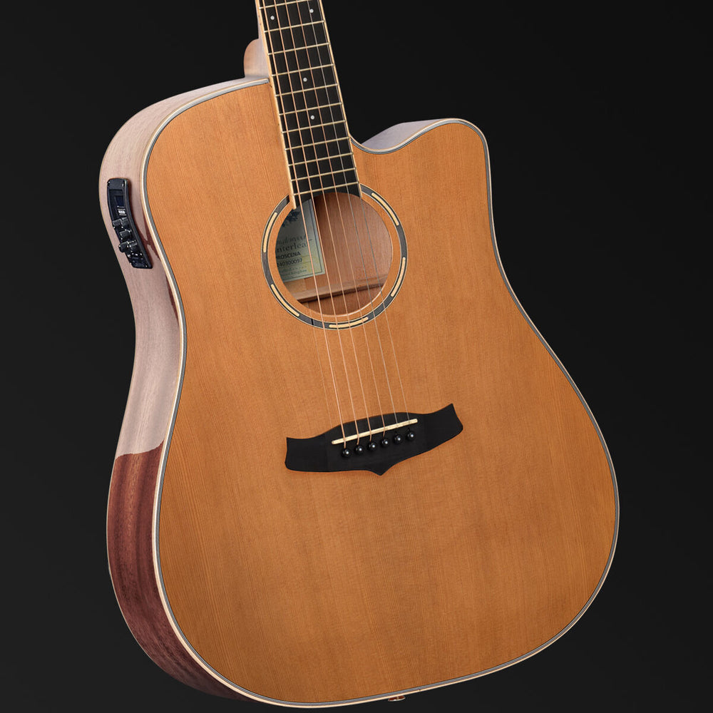 Tanglewood Winterleaf Pro Dreadnought Cutaway Electric Acoustic Gloss Finish Guitar-Buzz Music