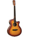 Tanglewood Winterleaf Exotic Superfolk Solid Top Cutaway Electric Guitar with Sunburst Flame Maple-Buzz Music
