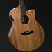 Tanglewood Winterleaf Exotic Superfolk Solid Top Venetian Cutaway Electric Guitar all Black Walnut-Buzz Music