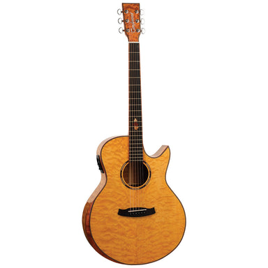 Tanglewood Winterleaf Exotic Solid Top Grand Auditorium Guitar with Florentine Cutaway and Arm Carve-Buzz Music