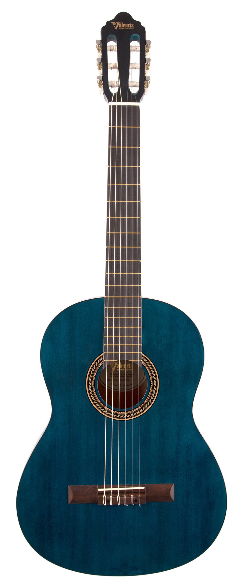 Valencia 200 Series Classic - Transparent Blue-Buzz Music