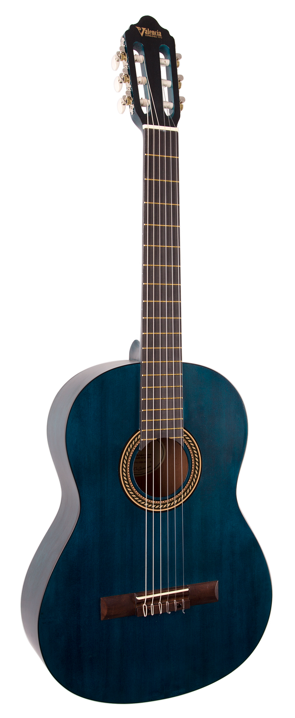 Valencia 200 Series Classic - Transparent Blue-Buzz Music