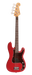 SX VEP34FR - ¾ Size PB Style Bass – Fiesta Red - SX Bass, Padded Bag, FREE Online Lessons-Buzz Music