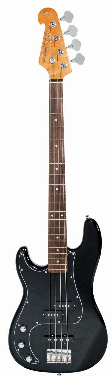 SX VEP62LHB - PB Style Bass – Black – Left Hand - SX Bass, Padded Bag, FREE Online Lessons-Buzz Music