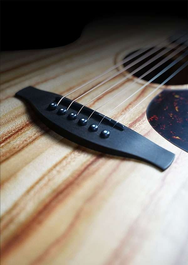 Fenech VTH GAc Grand Auditorium with Cutaway - All Solid Camphor Top Back & Sides with Pickup & Flight Case-Buzz Music