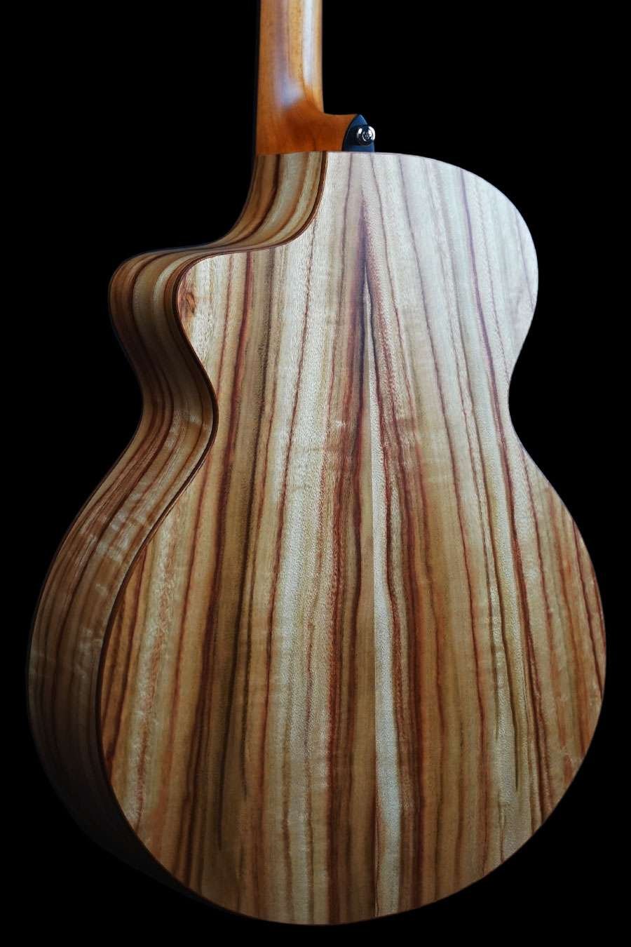 Fenech VTH GAc Grand Auditorium with Cutaway - All Solid Camphor Top Back & Sides with Pickup & Flight Case-Buzz Music