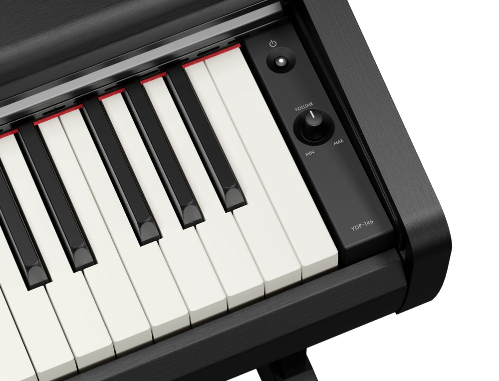 Yamaha YDP-146B Digital Piano With Bench - Black-Buzz Music