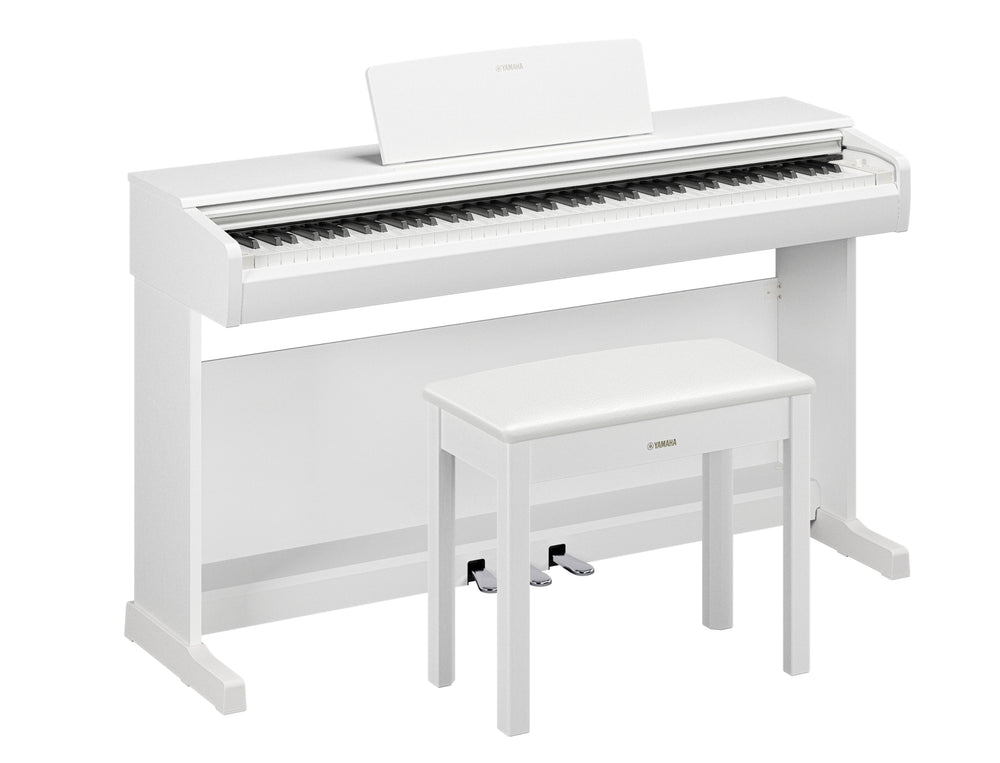 Yamaha YDP-146WH Digital Piano With Bench - White-Buzz Music