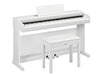Yamaha YDP-146WH Digital Piano With Bench - White-Buzz Music