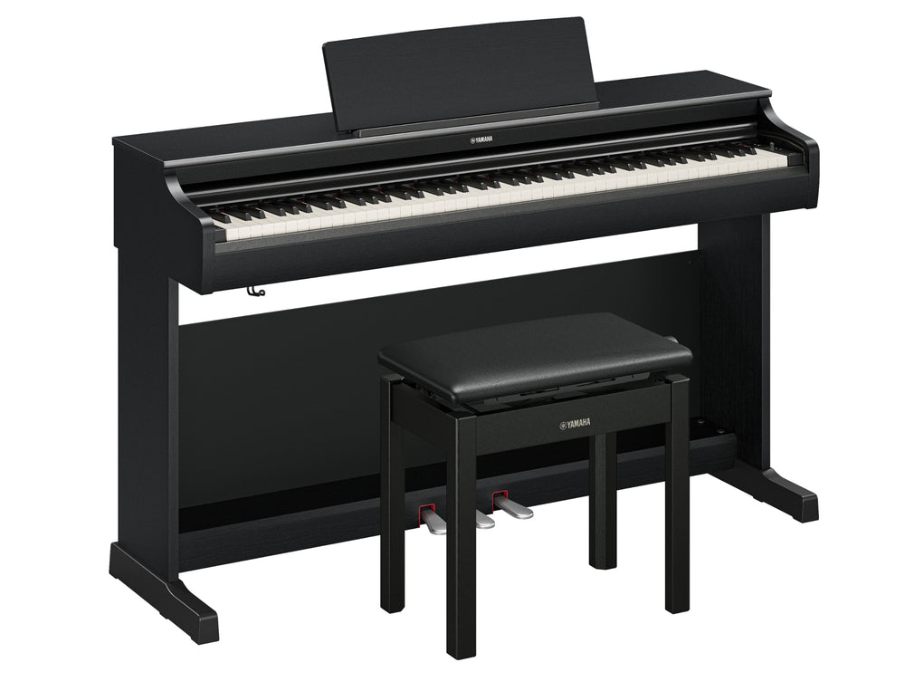 Yamaha YDP-166B Digital Piano With Bench - Black-Buzz Music