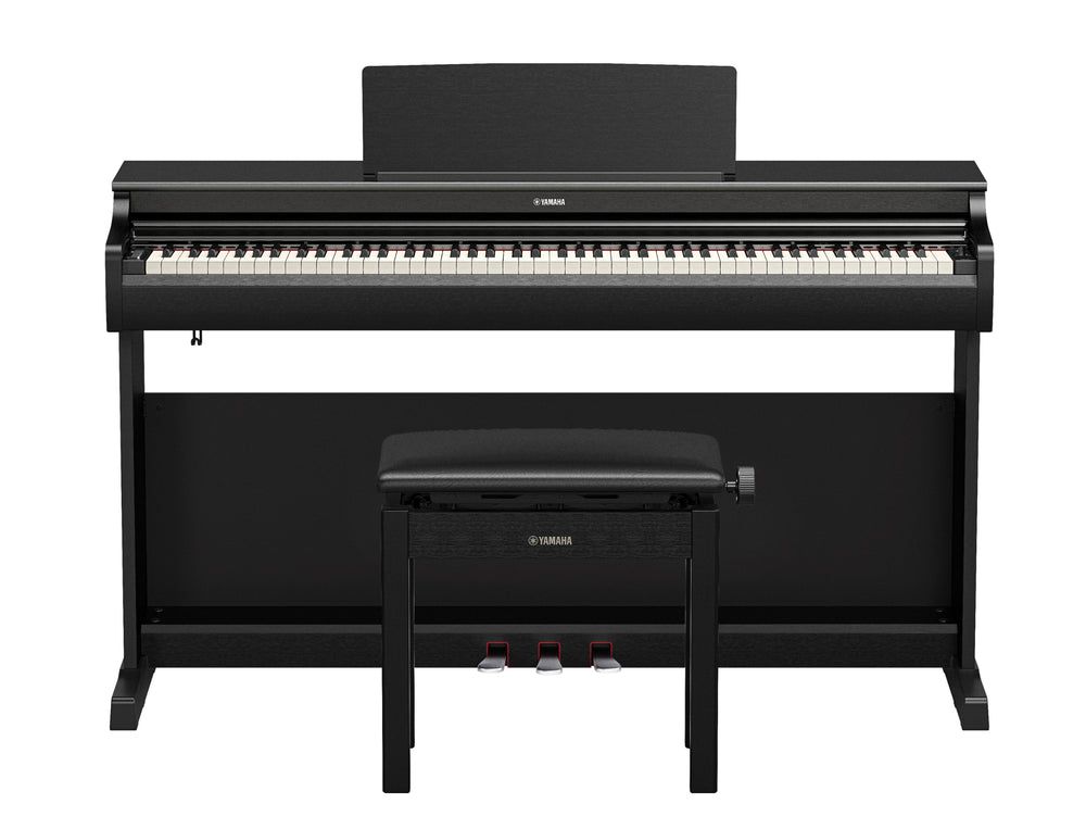 Yamaha YDP-166B Digital Piano With Bench - Black-Buzz Music