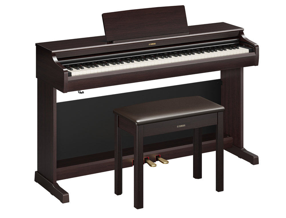 Yamaha YDP-166R Digital Piano With Bench - Rosewood-Buzz Music