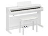 Yamaha YDP-166WH Digital Piano With Bench - White-Buzz Music