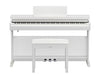 Yamaha YDP-166WH Digital Piano With Bench - White-Buzz Music